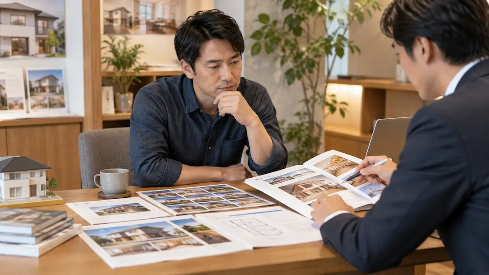 2軒目の家づくりで住宅会社に工法の施工実績を確認するkiyoのイメージ